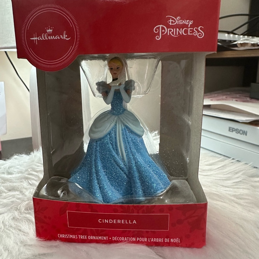 Disney Princess Cinderella Blue Ornament